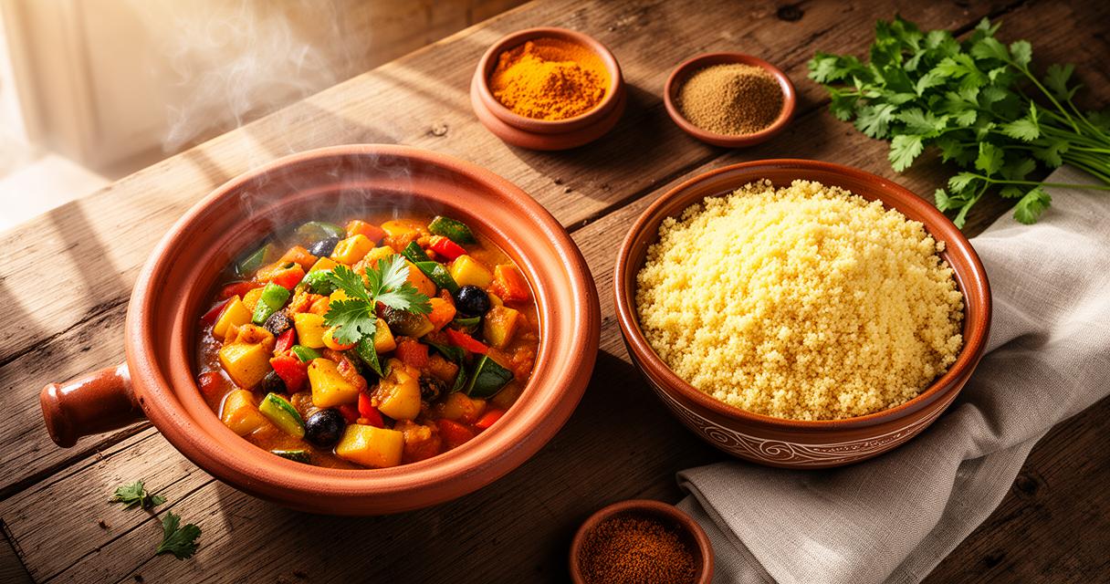Couscous et tajine : nos idées recettes et repas simples et rapides aux saveurs méditerranéennes